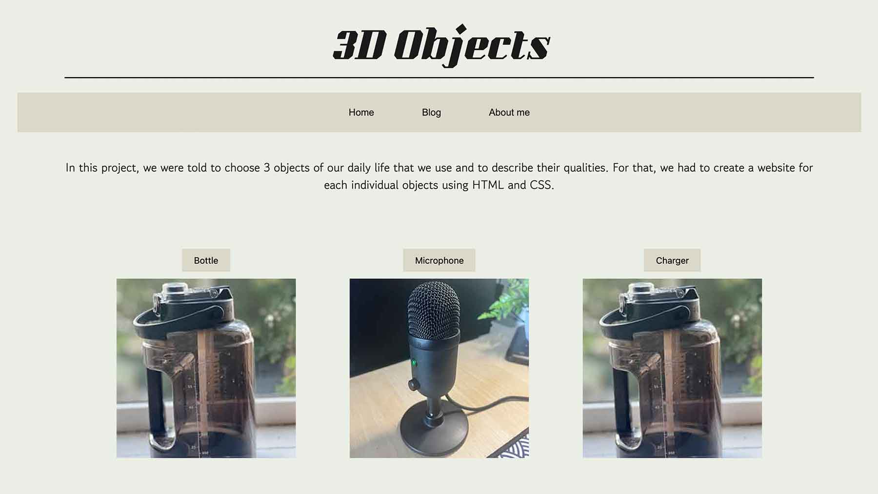 Small business website main page picture