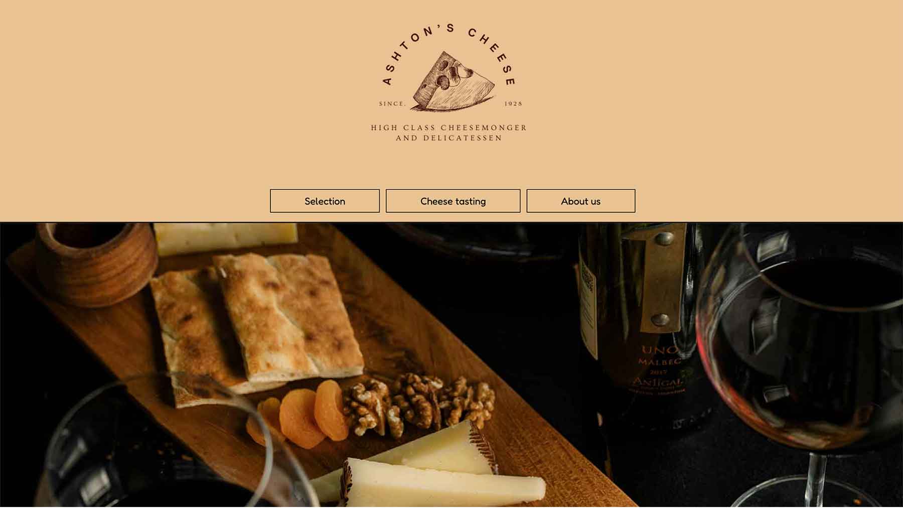 Small business website main page picture